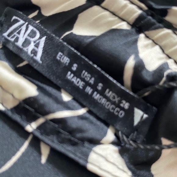 ZARA silky neck wrap top - Picture 5 of 7